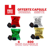 400 Coffee capsules compatible with AmodoMio * - Mixed flavors