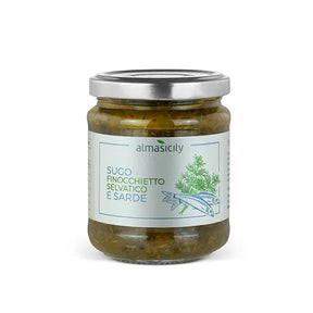 ALMASICILY - Соус из дикого фенхеля и сардин, 190 г. - Superalex.co