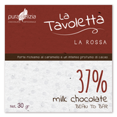 “LA ROSSA” MILK CHOCOLATE 37 – 30GR.